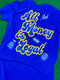 SuperFly Money Golden Blue Tee