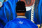 DEEP BLUE ALL MONEY IS LEGAL BOMBER JACKET