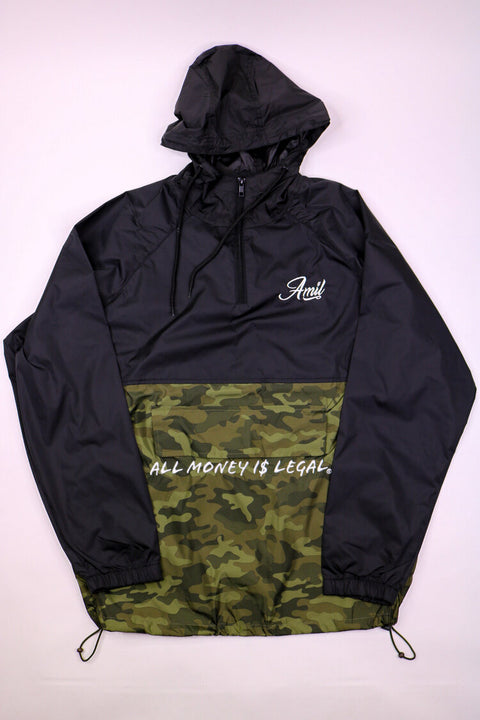 CAMO ALL MONEY IS LEGAL WINDBREAKER