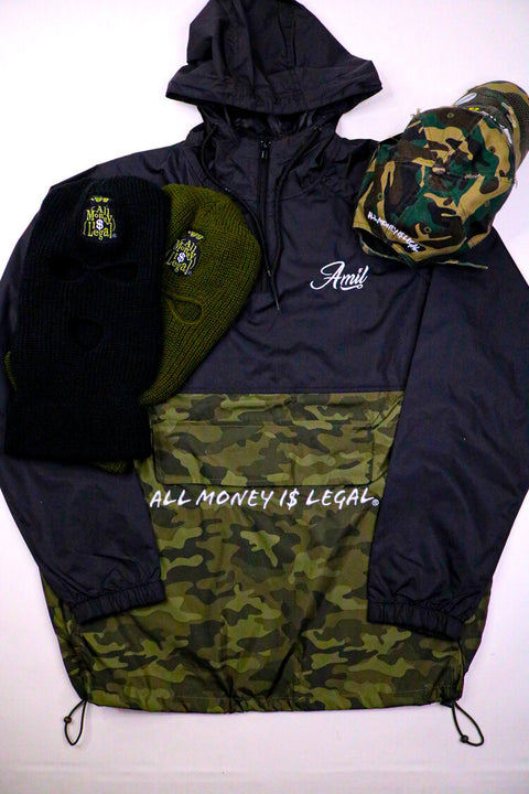 CAMO ALL MONEY IS LEGAL WINDBREAKER
