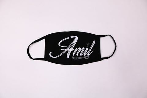 BLACK/WHITE/GRAY ALL MONEY IS LEGAL (A.M.I.L.) PROTECTIVE MASK