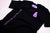 Black Purple Rain Money Bag Tee