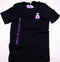 Black Purple Rain Money Bag Tee