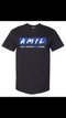 COOL BLUE/WHITE ALL MONEY IS LEGAL ACRONYM BLACK TEE