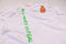 Organic Orange White Tee