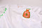 Organic Orange White Tee