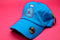 Turquoise Pink Adjustable Money Bag Dad Cap