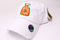 Organic Orange White Dad Cap