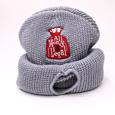 Crimson Gray Ski Mask