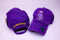 Purple and Gold Money Bag Dad Cap